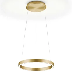 Svea-40 LED-hængelampe top/bund gestussensor, guld