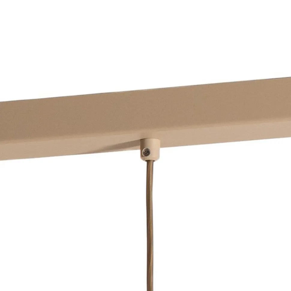 Sven hængelampe, 4 lyskilder, beige, stål