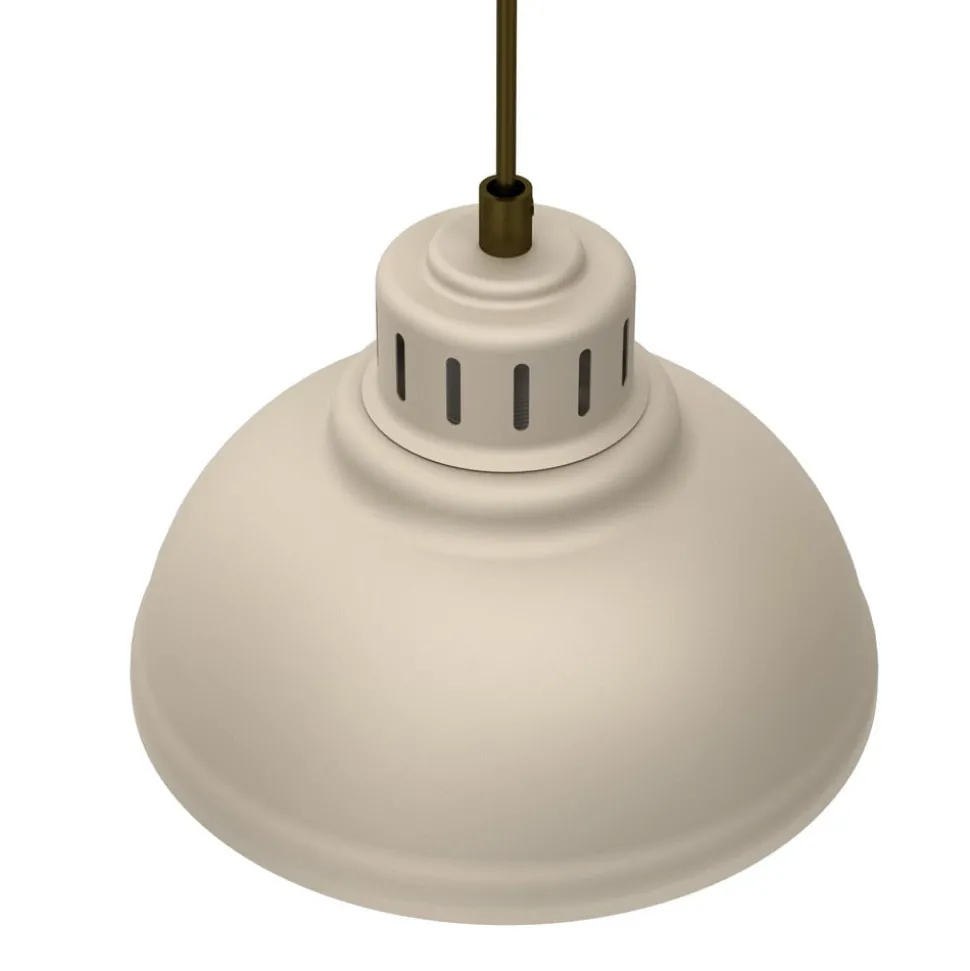 Sven hængelampe, 4 lyskilder, beige, stål