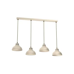 Sven hængelampe, 4 lyskilder, beige, stål