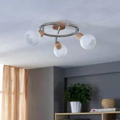 Svenka loftlampe, rondel, 3 lyskilder