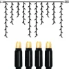 System 24 - udbygningskæde, LED-istapper, 2 x 1 m