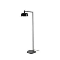 Tatawin gulvlampe, sort, stål/glas, højde 148 cm