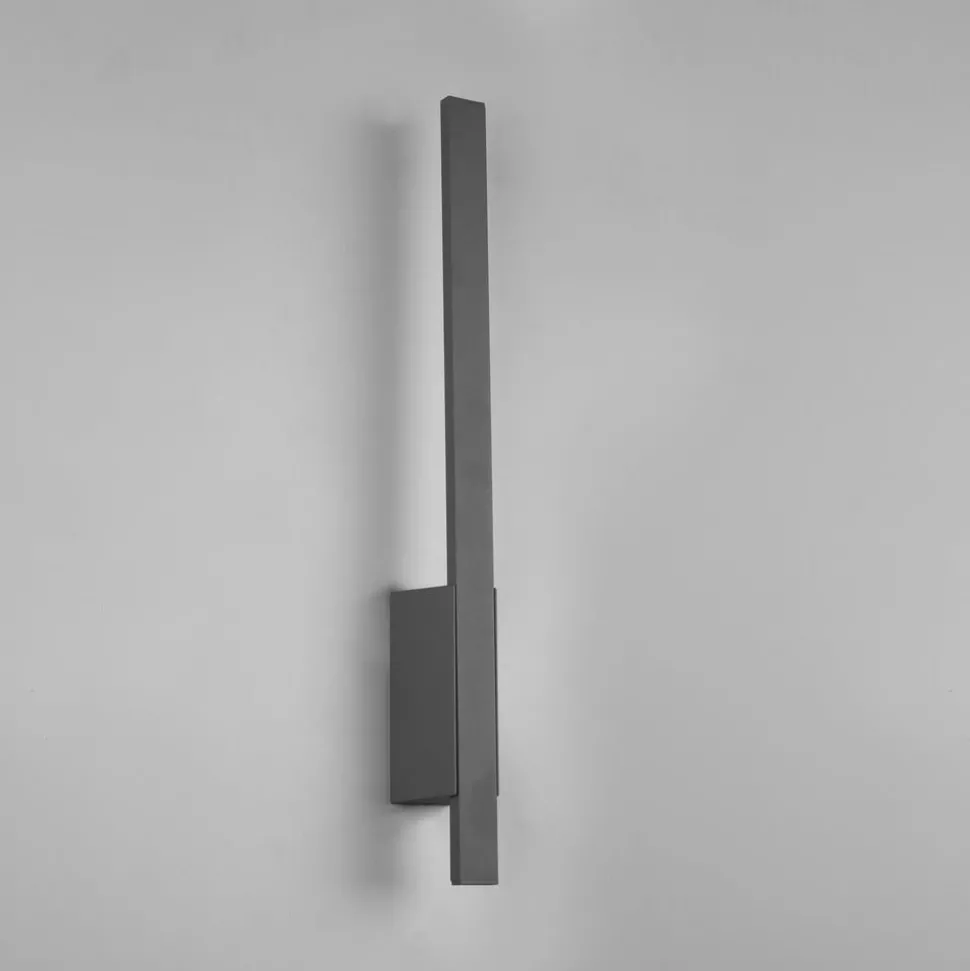 Tawa udendørs LED-væglampe af aluminium, antracit
