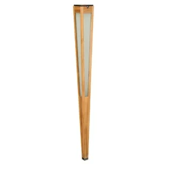 Tecka LED-solcellelampe med sensor, 120 cm, teak
