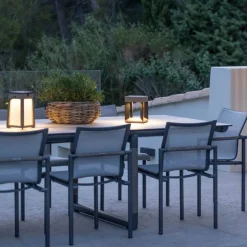 Tecka soldrevet LED-lanterne, bærbar, DuraTek 25cm