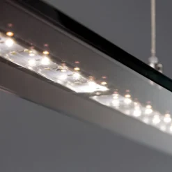 Tenso TW LED-hængelampe med dæmper, sort, 88cm