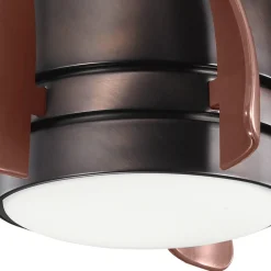 Terna LED-loftventilator, olieret/børstet bronze