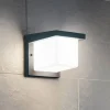 Terningeformet LED-udendørsvæglampe Desella