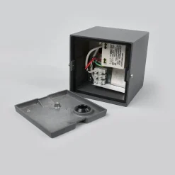 Terningformet LED udendørs loftlampe Tanea, IP54