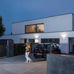 Theben theLeda D U AL væglampe, Up, PIR-sensor