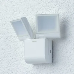 Theben udendørs LED-væglampe theLeda S17-100L, hvid, 2 lyskilder.