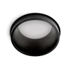 Thessaly indbygningsspot, sort, gips, Ø 10 cm, GU10