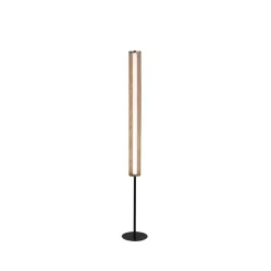 Thread LED-gulvlampe, guldfarvet, dæmpbar i 3 trin, stål
