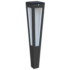 Tinka soldrevet fakkel med sensor, 62 cm, grå