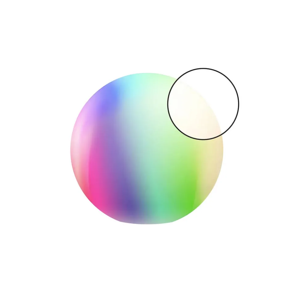 tint Calluna Solar LED-kugle, CCT, RGB, Ø 35 cm