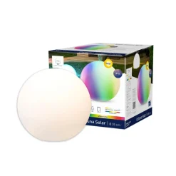 tint Calluna Solar LED-kugle, CCT, RGB, Ø 35 cm