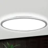 Titanfarvet LED loftlampe Aria, dæmpbar - 60 cm