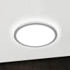 Titanfarvet LED loftlampe Aria, dæmpbar - 40 cm