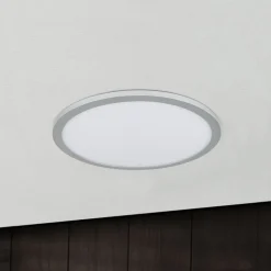 Titanfarvet LED loftlampe Aria, dæmpbar - 40 cm