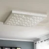 Titus LED-loftlampe, hvid, 75x75 cm