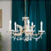 TJURA lysekrone med 5 lys 60 cm