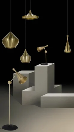 Tom Dixon Beat Fat LED-pendellampe, sort