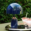 Tom Dixon Bell bærbar LED-bordlampe, indigo, 28 cm