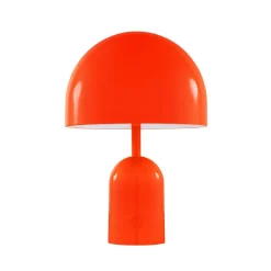 Tom Dixon LED-batteridrevne LED-bordlampe Bell Portable, rød, højde 28 cm
