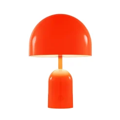 Tom Dixon LED-batteridrevne LED-bordlampe Bell Portable, rød, højde 28 cm