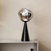 Tom Dixon LED-bordlampe Melt Portable, sort, 29 cm
