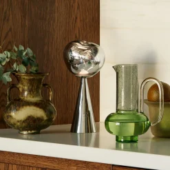Tom Dixon LED-bordlampe Melt Portable, sølv, 29 cm