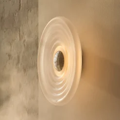 Tom Dixon LED-væglampe Press Sphere, frostet, Ø 35 cm