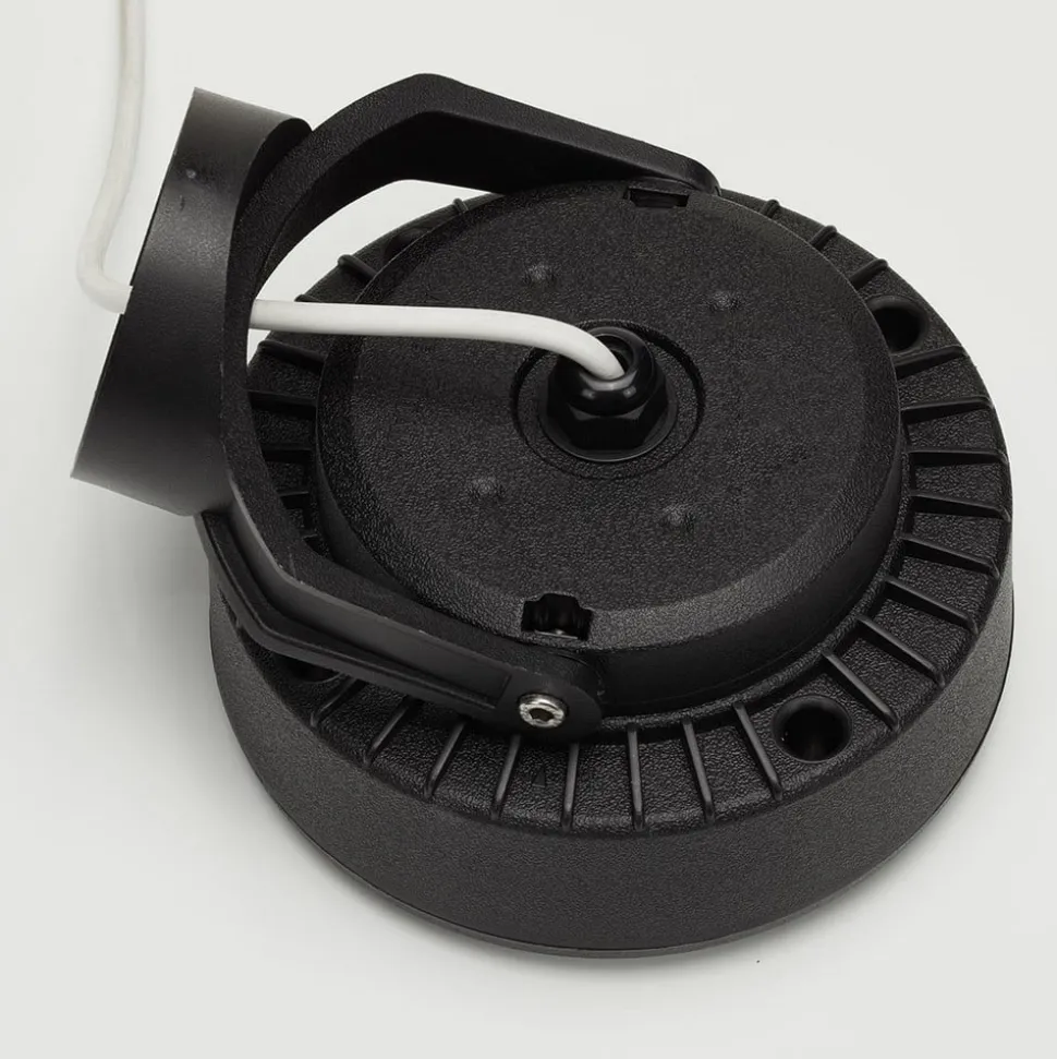 Tommy indbygningsspot, rundt, sort, 1 lk. 10 W CCT