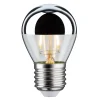 Topforspejlet pære E27 drop 827silver 2,6W