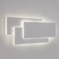 Topmoderne LED væglampe Edge i hvid