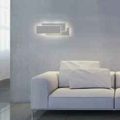 Topmoderne LED væglampe Edge i hvid