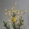 Topsy LED-julestjerne, 3D-stjerne, batteridrift