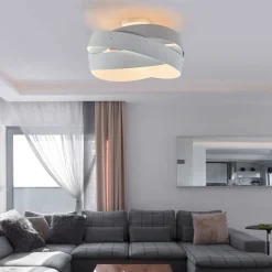 Tornado - smukt designet loftslampe i hvid