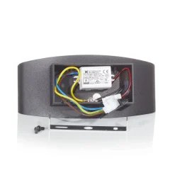 Trame LED-væglampe, oval form i sort