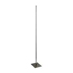 Tribeca LED-gulvlampe, sølv/opalhvid, metal, CCT, 150 cm