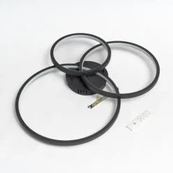 Trio WiZ Aaron smart LED-loftlampe, antracit