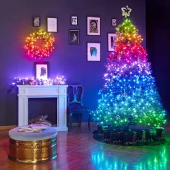 Twinkly Music Set lyskæder sort 600 RGB