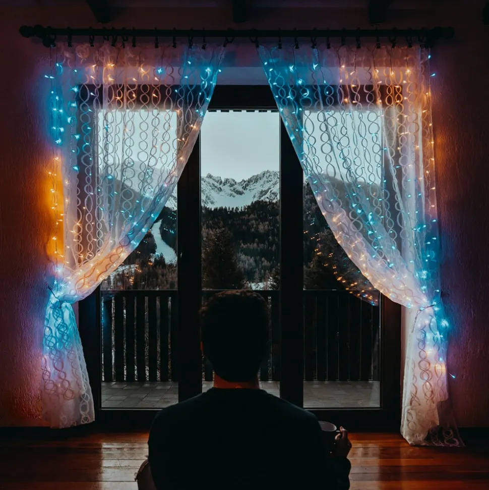 Twinkly RGBW-lysgardin, 210 LED'er