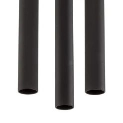 Tynd pendel, sort, tre lys, rondel