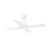Typhoon L loftventilator, LED-lampe IP44, hvid