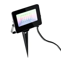 Udendørs LED-spot Kingston med jordspyd, RGBW