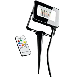 Udendørs LED-spot Kingston med jordspyd, RGBW