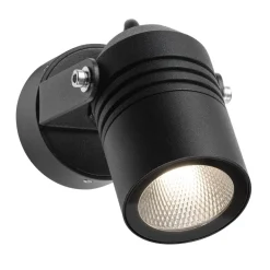 5019 udendørs LED-spot, sort, IP54