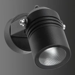 5019 udendørs LED-spot, sort, IP54